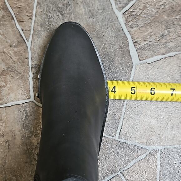 New in Box Soludos Marfa Leather Chelsea Bootie in Black sz 6.5 - Picture 8 of 11